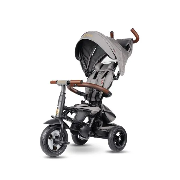 Qplay trīsritenis Rito Deluxe Rubber, Grey