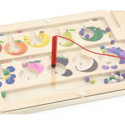 Viga magnētiskais labirints - krāsu šķirošana un skaitīšana