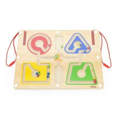 Viga magnetinis labirintas - spalvų ir formų rūšiuoklis, 44746