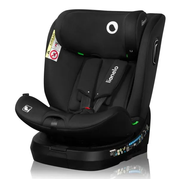 Autokėdutė Lionelo Brave I-size 0-36 kg. 360., Black carbon