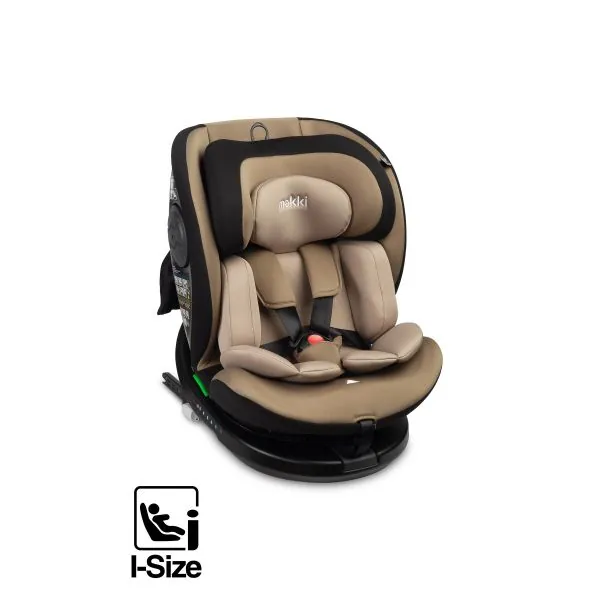 Autokrēsls Caretero Mokki I-size 0-36 kg. 360., Bēšs