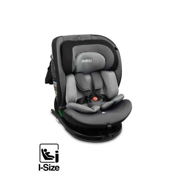 Autokrēsls Caretero Mokki I-size 0-36 kg. 360., Pelēks