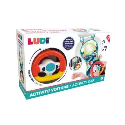 LUDI interaktīvs pievienojams automašīnas stūres rats, L30500