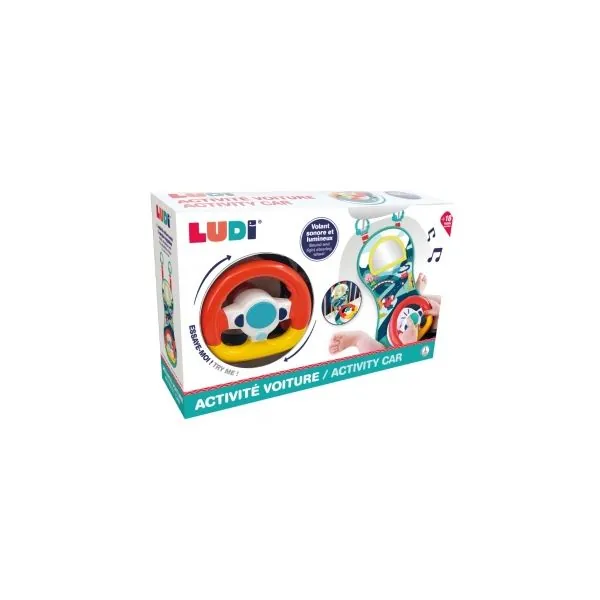 LUDI interaktyvus prikabinamas automobilio vairas, L30500