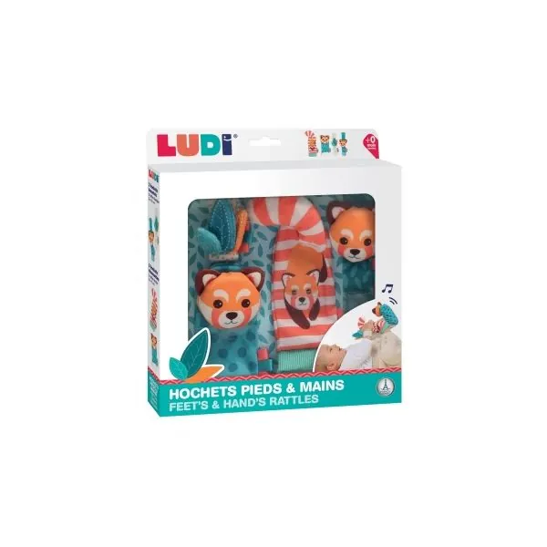 LUDI pēdu un roku grabuļu komplekts, L30102