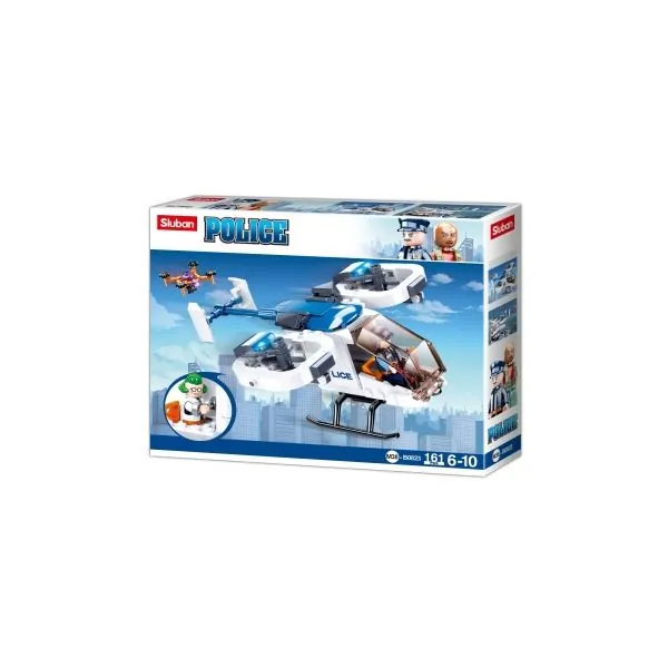 Sluban konstruktors, Policijas helikopters, 161 gab., B0823