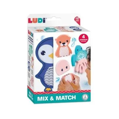 LUDI maudymosi žaislas, sudėk ir prilipink, L40078