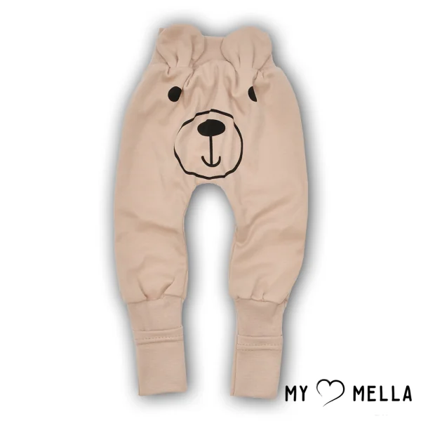 Augošas bikses zīdaiņiem "Mono", balināts kakao, 56-62, 62-68 cm.