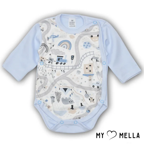 Apmetnis "Pilsēta", gaiši zils, 56, 62 cm.