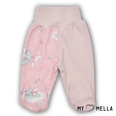 Bikses ar pēdiņām zīdaiņiem "Fejas", rozā, 56, 62cm.
