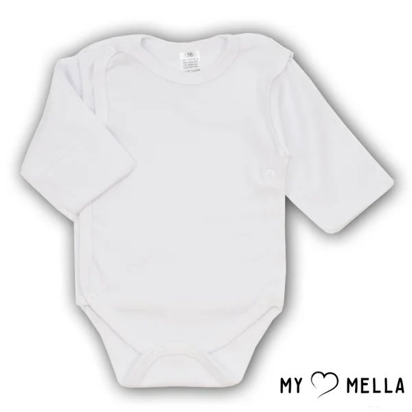 Smėlinukas susiaučiamas išvirkščiomis siūlėmis, balta, 56 cm.