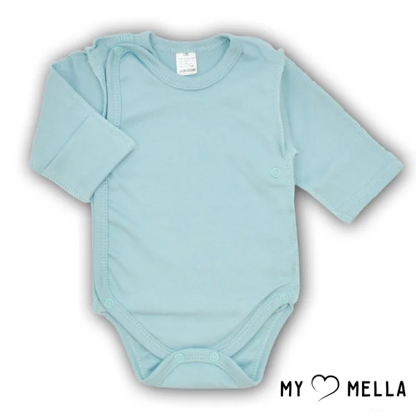 Smilšu krekls ar atlokāmām vīlēm, zils, 56 cm.