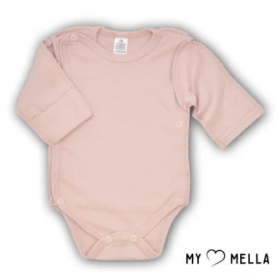 Smilšu krāsas ietinamais krekls ar ārējām šuvēm, rozā, 56 cm.