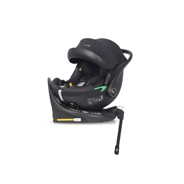 Pasisukanti autokėdutė su isofix baze Easy go Buz Pro I-size 0-13, Ink
