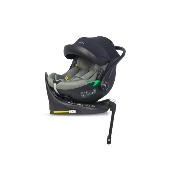 Pagriežams autokrēsls ar isofix bāzi Easy go Buz Pro I-size 0-13, Greener