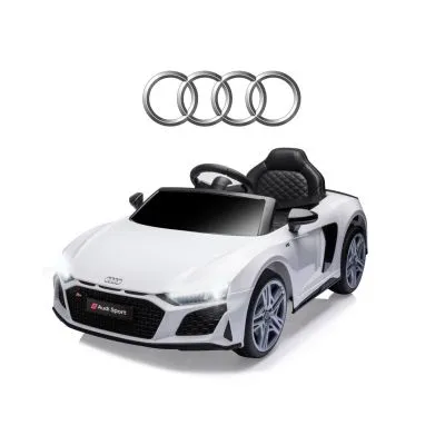 Milly Mally elektromobilis Audi R8 Spyder, Baltas