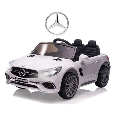 Milly Mally elektromobilis Mercedes-Benz SL65 AMG, Balts