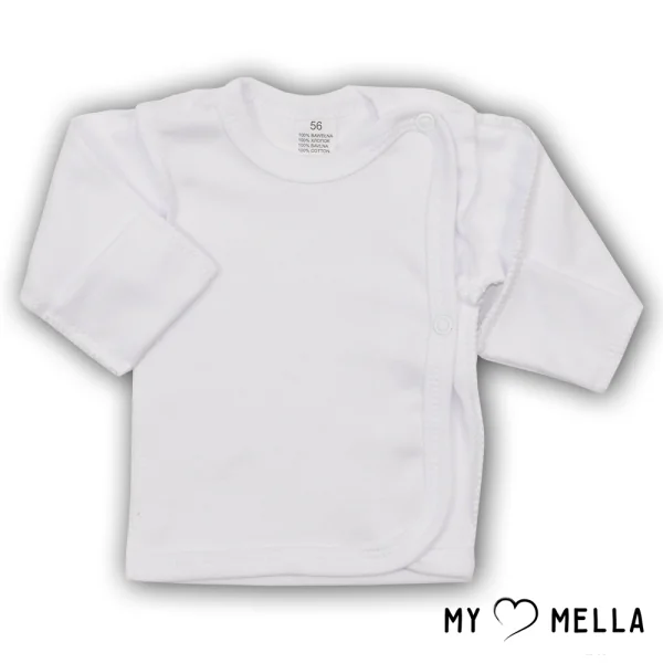 Siaustinukas ar izšūtām vīlēm, balts, 56 cm.