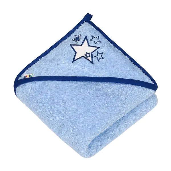 Akuku dvieļu ar kapuci 100x100 cm, 100% frotē, A0663