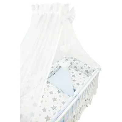 Ankras 6 daļu gultas veļas komplekts "New Stars", zils