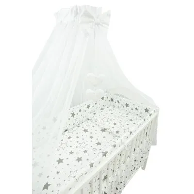 Ankras 6 daļu gultas veļas komplekts "Galaktika", Pelēka