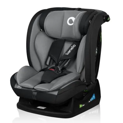 Automobiļu sēdeklis Lionelo Izzy I-size 0-36 kg, Melns pelēks