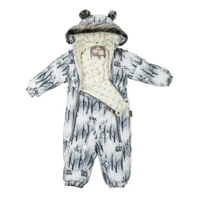 Huppa kombinezons LOTUS, Balts raksts, 62 cm.