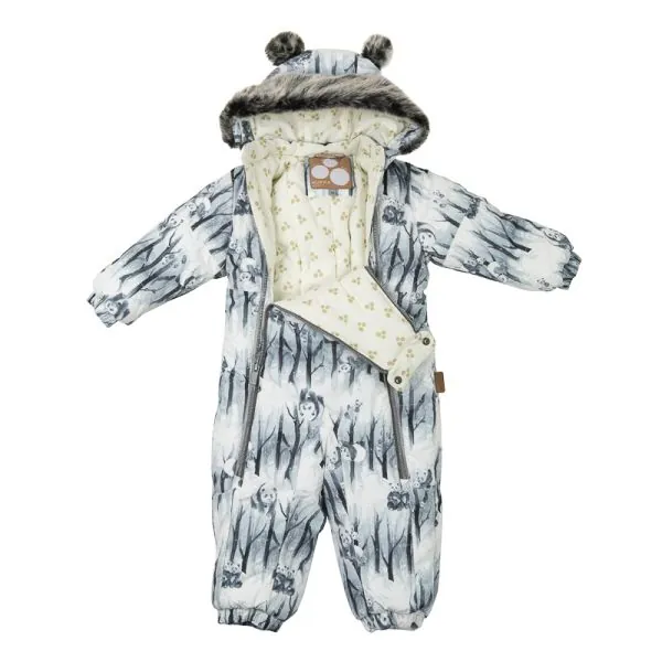 Huppa kombinezons LOTUS, Balts raksts, 62 cm.