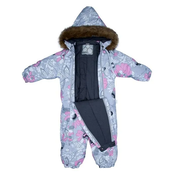 Huppa kombinezons KEIRA, gaiši pelēks raksts, 62 cm.