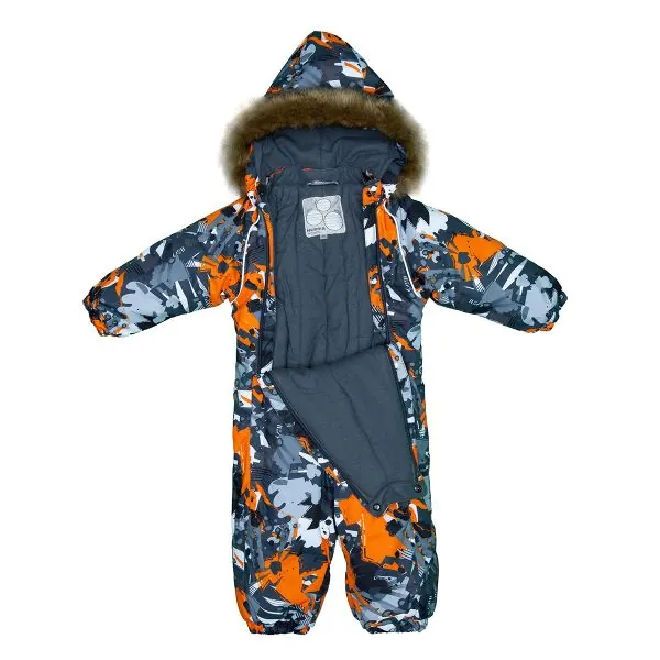 Huppa kombinezons KEIRA, pelēks raksts, 62 cm.