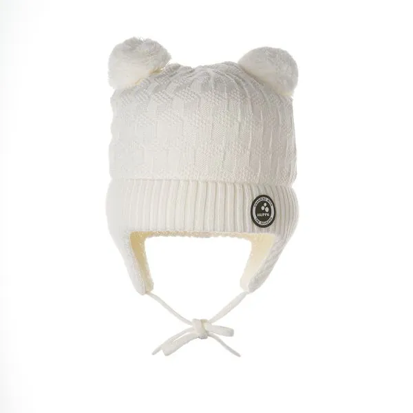 Huppa merino vilnas cepure Remy, Balts, XXS