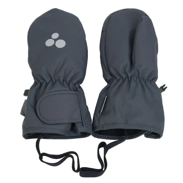 Huppa ūdensnecaurlaidīgi cimdi Liina, Tumši pelēki, 2