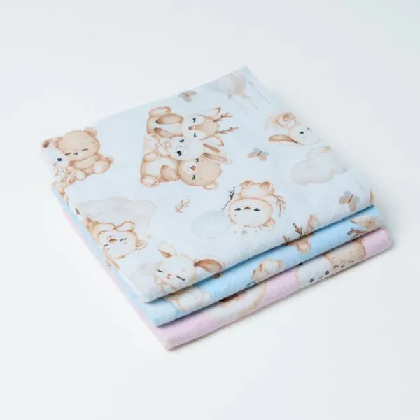 Vilaurita krāsains flaneļa autiņš 201, 80x90 cm. Dažādās krāsās.