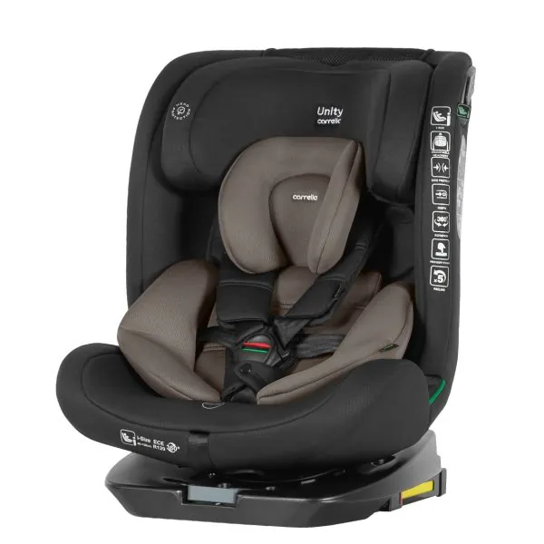 Autokrēsls 360° Carrello Unity I-size 0-36 kg., Harmony bēšs