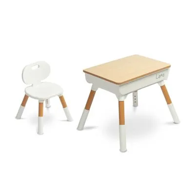 Toyz augošais galdiņš ar krēslu Lara, koks