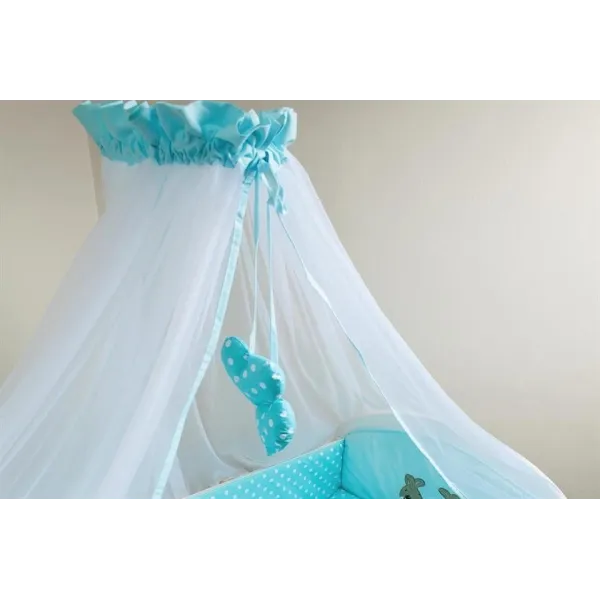 Ankras tiulinė lovytės užuolaida/baldakimas Rabbit, Turkus