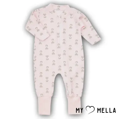 Kombinezonas su užtrauktuku Fox, 56-62 cm., Rožinė