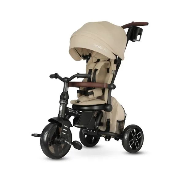 Qplay triratukas Comfo Max, Beige