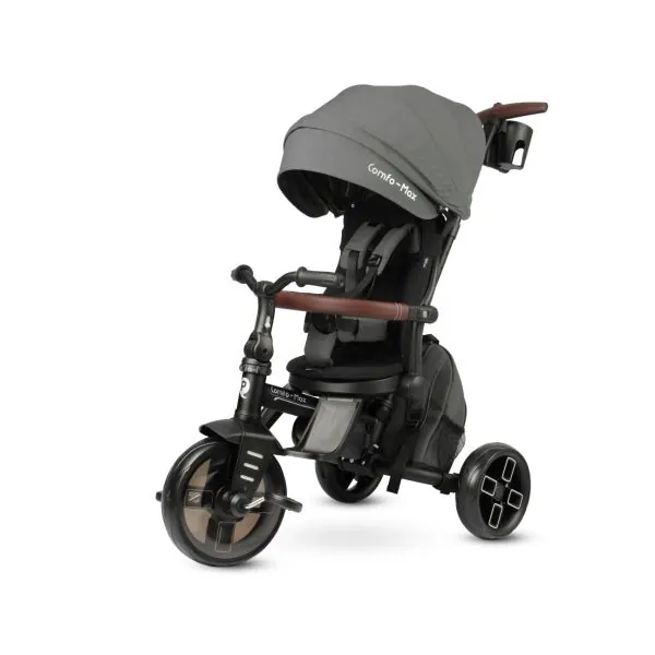 Qplay triratukas Comfo Max, Grey