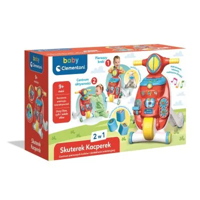 Clementoni 2in1 vaikštukas - lavinimo centras, 50930