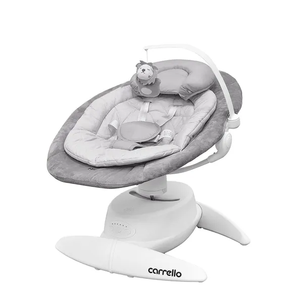 Elektrinis supamas gultukas Carrello Mio, Sliver Grey