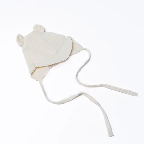 Vilaurita muslīna cepurīte ar nagu saules aizsardzībai 1053. 40, 44 cm.