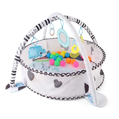 TinyMini attīstošais paklājiņš - bumbiņu baseins 2in1, JL626-2D