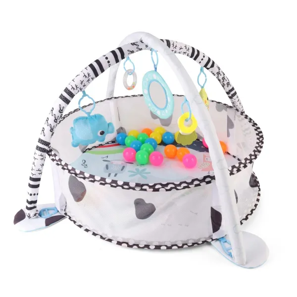 TinyMini attīstošais paklājiņš - bumbiņu baseins 2in1, JL626-2D