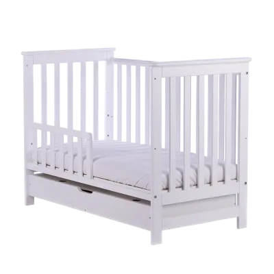 Drewex Cozy Fox gultiņa, noņemama mala, balta