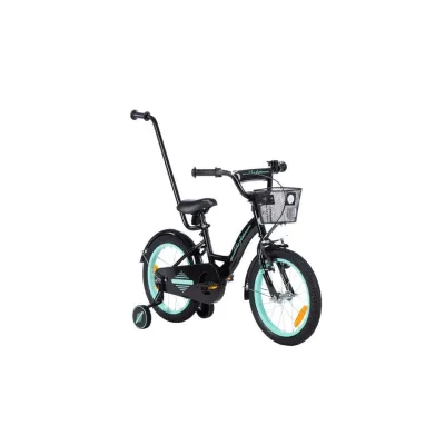 Velosipēds TOMABIKE "PLATINUM" 16, MELNS / TURKIS