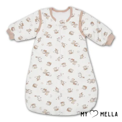 Miegmaišis zīdainim ar piedurknēm Dzīvnieki, Brūns