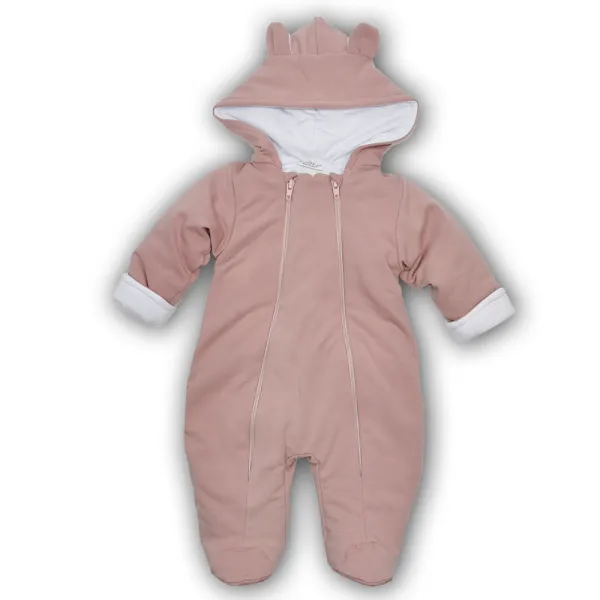 Pašiltintas kombinezonas kūdikiams, Rusva, 62 cm.