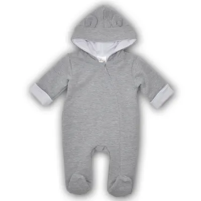 Pašiltintas kombinezonas kūdikiams, Pilka, 68 cm.