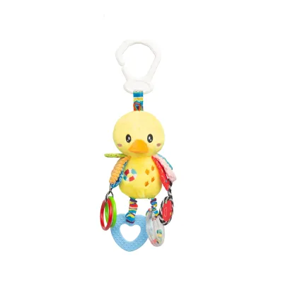 Sensillo piekaramā grabulīte uz ratiņiem, pīlēns